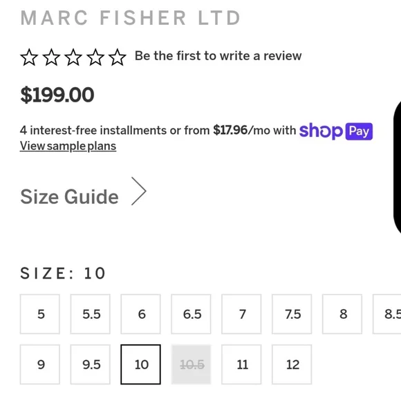 Marc Fisher Womens Ellard Pointy Toe Boots Ankle Booties Classic Leather Black - Picture 3 of 15